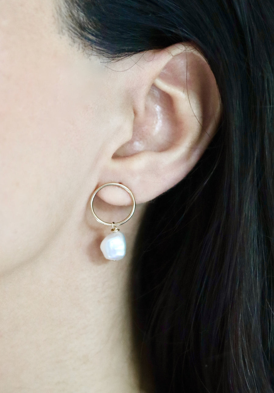 Camila Pearl Drop Studs