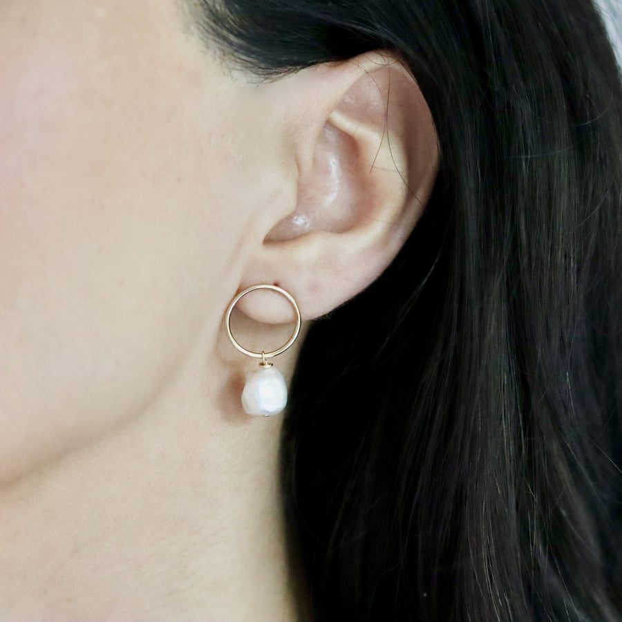 Camila Pearl Drop Studs