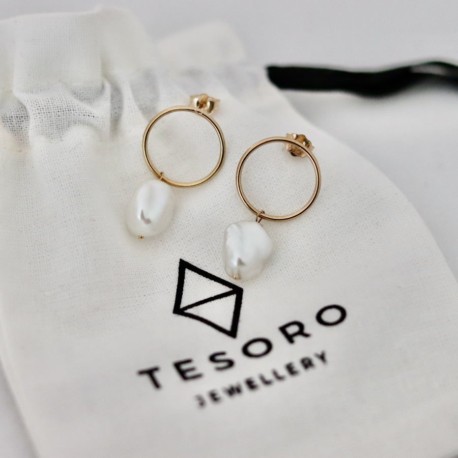 Camila Pearl Drop Studs