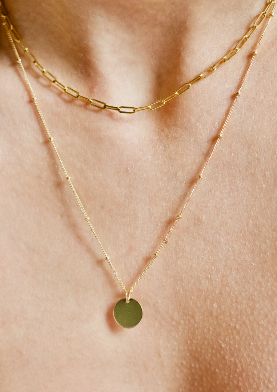 The Gia Disc Necklace