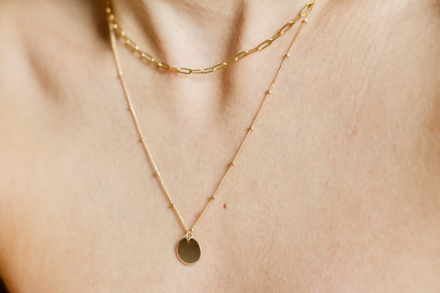 The Gia Disc Necklace