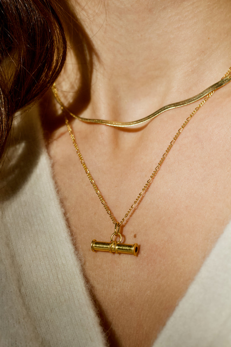 The Evie T Bar Balance Necklace