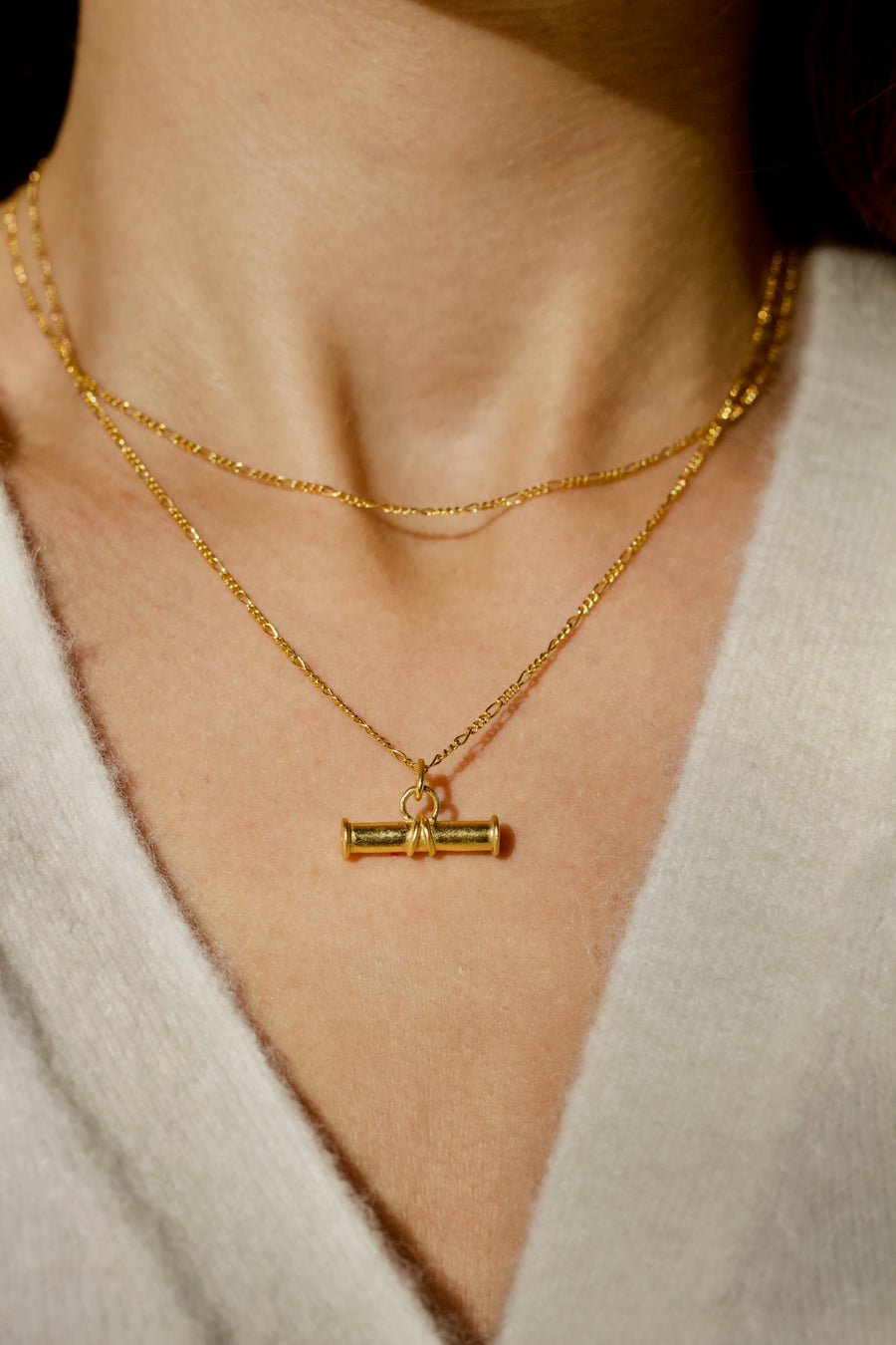 The Evie T Bar Balance Necklace