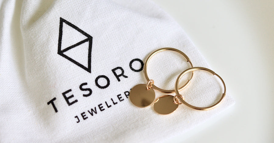 The Darcy Coin Drop Hoops