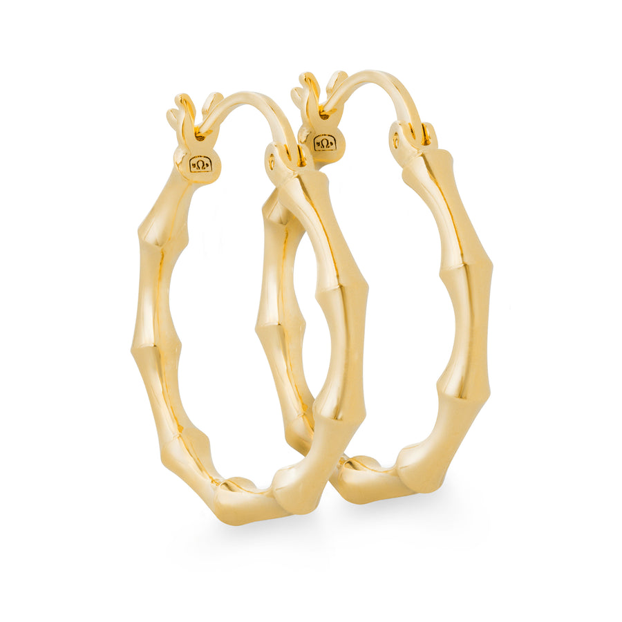 The Cora Bamboo Hoops