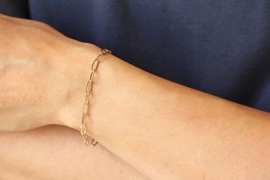 Paperclip Chain Bracelet