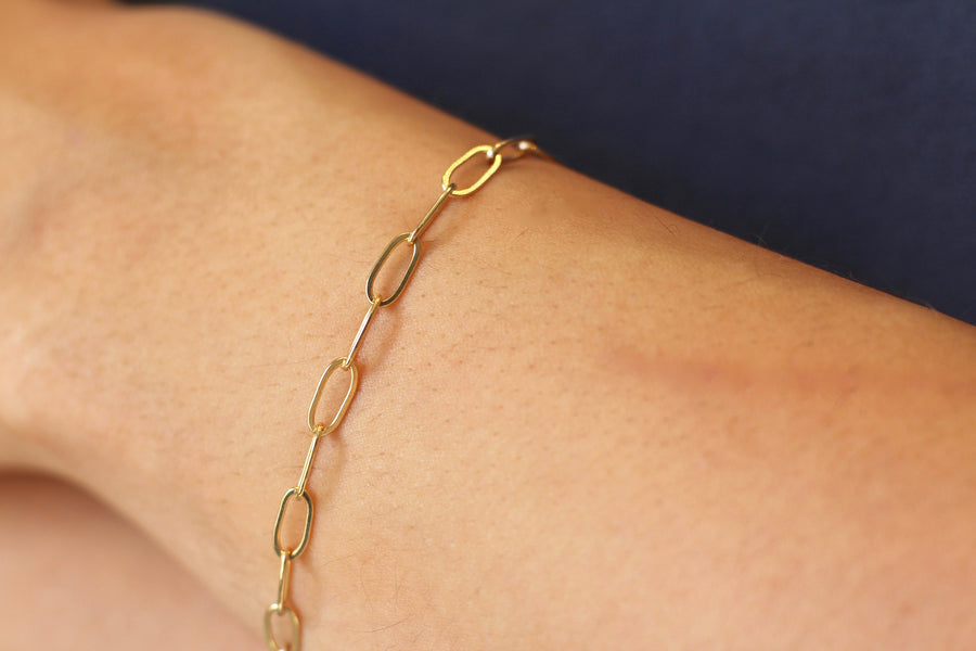 Paperclip Chain Bracelet