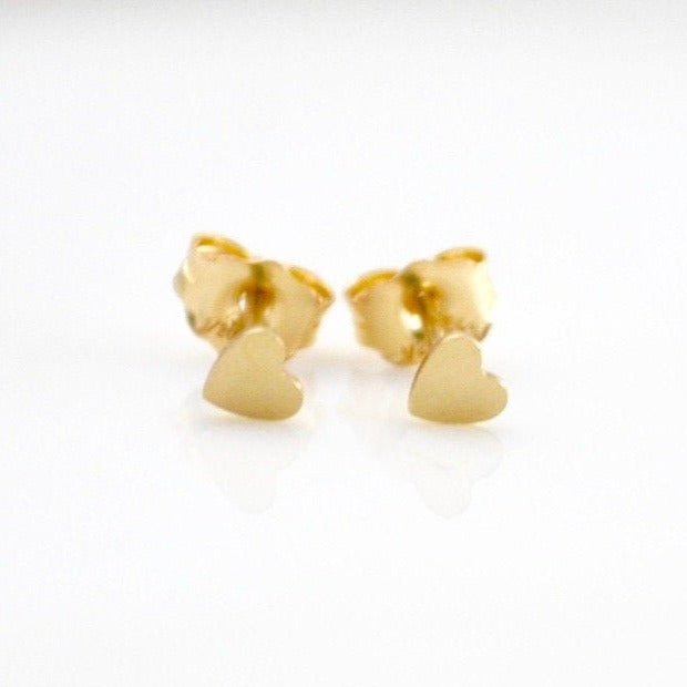 The Amor Tiny Heart Studs
