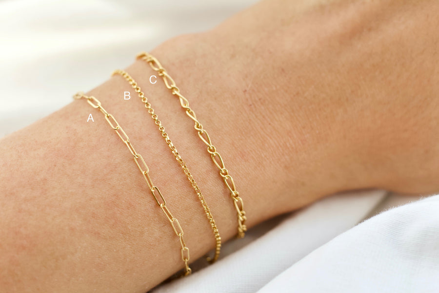 Dainty Gold Stacking Bracelets