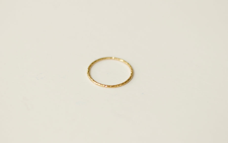 Effie Sparkle Texture Stacking Ring